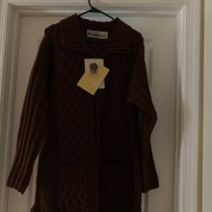 Irish Zippered Cardigan